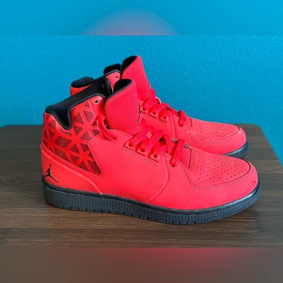 Nike Jordan 1 Flight 3 BG Red Shoes Size 6.5 - Picture 12 of 16